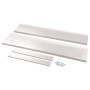 Floating wall shelf 2 levels stainless steel 150x30 cm by vidaXL, Shelves and shelves - Ref: Foro24-51049, Price: 169,33 €, D...