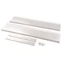 Floating wall shelf 2 levels stainless steel 150x30 cm by vidaXL, Shelves and shelves - Ref: Foro24-51049, Price: 142,96 €, D...