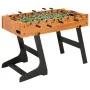 Hellbrauner klappbarer Kickertisch 121x61x80 cm von vidaXL, Tischfußballtische - Ref: Foro24-91941, Preis: 157,01 €, Rabatt: %