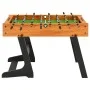 Hellbrauner klappbarer Kickertisch 121x61x80 cm von vidaXL, Tischfußballtische - Ref: Foro24-91941, Preis: 157,01 €, Rabatt: %