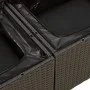 Gartensofa- und Kissenset 13-teilig aus schwarzem synthetischem Rattan von , Gartensets - Ref: Foro24-3256685, Preis: 823,42 ...