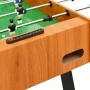 Hellbrauner klappbarer Kickertisch 121x61x80 cm von vidaXL, Tischfußballtische - Ref: Foro24-91941, Preis: 157,01 €, Rabatt: %