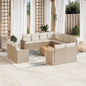 12-piece garden sofa set and brown synthetic rattan cushions by , Garden sets - Ref: Foro24-3256716, Price: 1,00 €, Discount: %