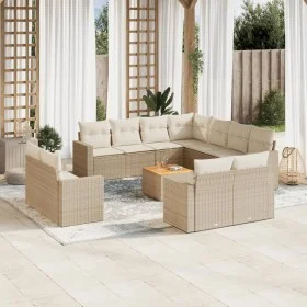 12-piece garden sofa set and brown synthetic rattan cushions by , Garden sets - Ref: Foro24-3256716, Price: 951,41 €, Discoun...