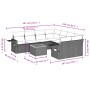 8-teiliges Gartensofa-Set und schwarze synthetische Rattankissen von , Gartensets - Ref: Foro24-3256819, Preis: 546,35 €, Rab...