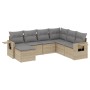 7-piece garden sofa set and beige synthetic rattan cushions by , Garden sets - Ref: Foro24-3252836, Price: 483,59 €, Discount: %