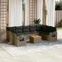 Set de sofás de jardín 10 pzas con cojines ratán sintético gris de , Conjuntos de jardín - Ref: Foro24-3257040, Precio: 612,2...