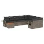 10-teilige Gartensofagarnitur mit grauen synthetischen Rattankissen von , Gartensets - Ref: Foro24-3257061, Preis: 611,46 €, ...