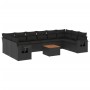 11-piece garden sofa set and black synthetic rattan cushions by , Garden sets - Ref: Foro24-3257063, Price: 690,46 €, Discoun...