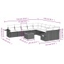 11-teilige Gartensofagarnitur und graue synthetische Rattankissen von , Gartensets - Ref: Foro24-3257089, Preis: 644,93 €, Ra...
