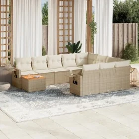 11-piece garden sofa set with beige synthetic rattan cushions by , Garden sets - Ref: Foro24-3257080, Price: 733,19 €, Discou...