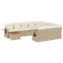 11-teiliges Gartensofa-Set mit beigen synthetischen Rattankissen von , Gartensets - Ref: Foro24-3257080, Preis: 733,85 €, Rab...