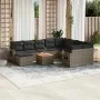 11-piece garden sofa set and gray synthetic rattan cushions by , Garden sets - Ref: Foro24-3257187, Price: 656,99 €, Discount: %