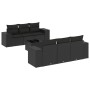 7-piece garden dining set and black synthetic rattan cushions by , Garden sets - Ref: Foro24-3254642, Price: 524,60 €, Discou...