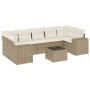 Garden sofa set with beige cushions 8 pcs PE rattan by , Garden sets - Ref: Foro24-3254675, Price: 568,72 €, Discount: %