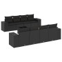 8-piece garden sofa set and black synthetic rattan cushions by , Garden sets - Ref: Foro24-3254682, Price: 615,77 €, Discount: %