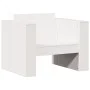 Gartensofa aus massivem weißem Kiefernholz 79x60x62 cm von , Outdoor-Sofas - Ref: Foro24-832366, Preis: 92,35 €, Rabatt: %