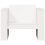 Gartensofa aus massivem weißem Kiefernholz 79x60x62 cm von , Outdoor-Sofas - Ref: Foro24-832366, Preis: 93,32 €, Rabatt: %