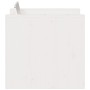 Sofá de jardín madera maciza de pino blanco 79x60x62 cm de , Sofás de exterior - Ref: Foro24-832366, Precio: 93,32 €, Descuen...