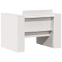 Sofá de jardín madera maciza de pino blanco 79x60x62 cm de , Sofás de exterior - Ref: Foro24-832366, Precio: 93,32 €, Descuen...