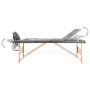 Massage table 3 zones anthracite wood structure 186x68 cm by vidaXL, massage tables - Ref: Foro24-110172, Price: 151,84 €, Di...