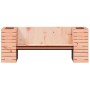 Douglas solid wood bench with planters 167.5x60x65 cm by , Outdoor sofas - Ref: Foro24-832546, Price: 192,45 €, Discount: %