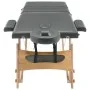 Massageliege 3 Zonen Anthrazit Holzstruktur 186x68 cm von vidaXL, Massageliegen - Ref: Foro24-110172, Preis: 163,02 €, Rabatt: %