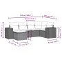 Garden sofa set with cushions 6 pieces beige synthetic rattan by , Garden sets - Ref: Foro24-3255196, Price: 442,59 €, Discou...