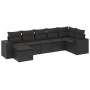 7-piece garden dining set and black synthetic rattan cushions by , Garden sets - Ref: Foro24-3255212, Price: 468,03 €, Discou...