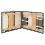 Massageliege 3 Zonen Anthrazit Holzstruktur 186x68 cm von vidaXL, Massageliegen - Ref: Foro24-110172, Preis: 163,02 €, Rabatt: %