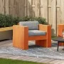 Gartensofa aus massivem, wachsbraunem Kiefernholz, 79 x 60 x 62 cm von , Outdoor-Sofas - Ref: Foro24-844623, Preis: 82,04 €, ...