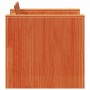 Sofá de jardín madera maciza de pino marrón cera 79x60x62 cm de , Sofás de exterior - Ref: Foro24-844623, Precio: 92,11 €, De...