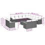 14-piece garden sofa set with beige synthetic rattan cushions by , Garden sets - Ref: Foro24-3226534, Price: 906,53 €, Discou...