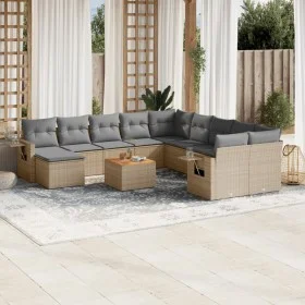 Garden sofa set 14 pieces and beige synthetic rattan cushions mix by , Garden sets - Ref: Foro24-3257193, Price: 781,97 €, Di...