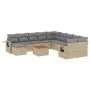Garden sofa set 14 pieces and beige synthetic rattan cushions mix by , Garden sets - Ref: Foro24-3257193, Price: 781,97 €, Di...