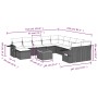 Gartensofa-Set 14-teilig und beige synthetische Rattankissen-Mischung von , Gartensets - Ref: Foro24-3257193, Preis: 794,09 €...