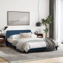 Bed frame with blue fabric headboard 120x200 cm by , Beds and slatted bases - Ref: Foro24-373151, Price: 152,16 €, Discount: %
