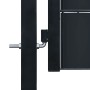 Zauntür aus PVC und anthrazitfarbenem Stahl 100x124 cm von vidaXL, Gartentore - Ref: Foro24-145234, Preis: 234,74 €, Rabatt: %