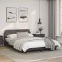 Estructura de cama con cabecero cuero sintético gris 140x200cm de , Camas y somieres - Ref: Foro24-373201, Precio: 142,51 €, ...