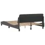 Estructura de cama con cabecero cuero sintético gris 140x200cm de , Camas y somieres - Ref: Foro24-373201, Precio: 142,51 €, ...