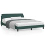 Bettgestell aus dunkelgrünem Samt mit Kopfteil 160x200 cm von , Betten und Lattenroste - Ref: Foro24-373215, Preis: 153,90 €,...