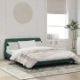 Bettgestell aus dunkelgrünem Samt mit Kopfteil 160x200 cm von , Betten und Lattenroste - Ref: Foro24-373215, Preis: 151,21 €,...
