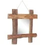 Natural recycled solid wood log mirror 50x50 cm by vidaXL, Mirrors - Ref: Foro24-283933, Price: 74,87 €, Discount: %