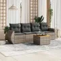 Garden sofa set with cushions 5 pieces gray synthetic rattan by , Garden sets - Ref: Foro24-3257215, Price: 319,62 €, Discoun...