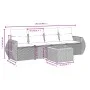 Garden sofa set with cushions 5 pieces gray synthetic rattan by , Garden sets - Ref: Foro24-3257215, Price: 319,62 €, Discoun...