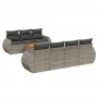 8-piece garden sofa set and gray synthetic rattan cushions by , Garden sets - Ref: Foro24-3257243, Price: 541,64 €, Discount: %