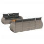 8-teiliges Gartensofa-Set und graue synthetische Rattankissen von , Gartensets - Ref: Foro24-3257243, Preis: 524,54 €, Rabatt: %