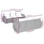 7-piece garden sofa set with gray PE rattan cushions by , Garden sets - Ref: Foro24-3257229, Price: 492,57 €, Discount: %