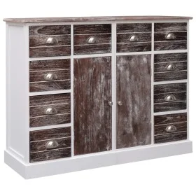 Sideboard with 10 brown wood drawers 113x30x79 cm by vidaXL, Sideboards - Ref: Foro24-284174, Price: 212,34 €, Discount: %
