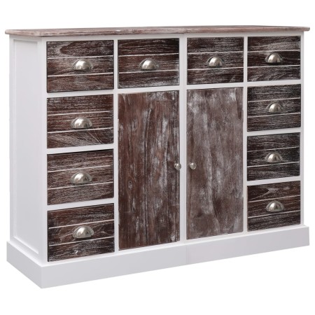 Sideboard with 10 brown wood drawers 113x30x79 cm by vidaXL, Sideboards - Ref: Foro24-284174, Price: 213,96 €, Discount: %